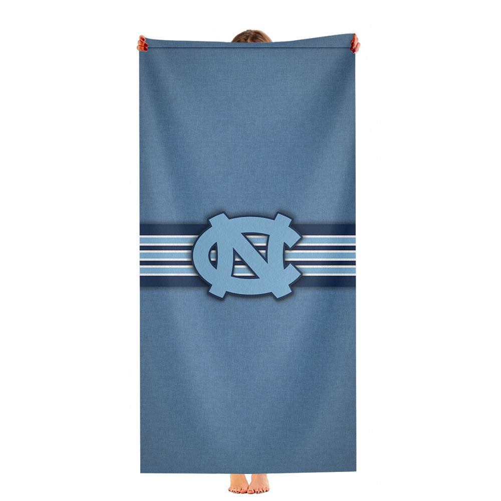 North Carolina Tar Heels Vintage Stripe Ultra-Soft Luxury Bathroom Towels