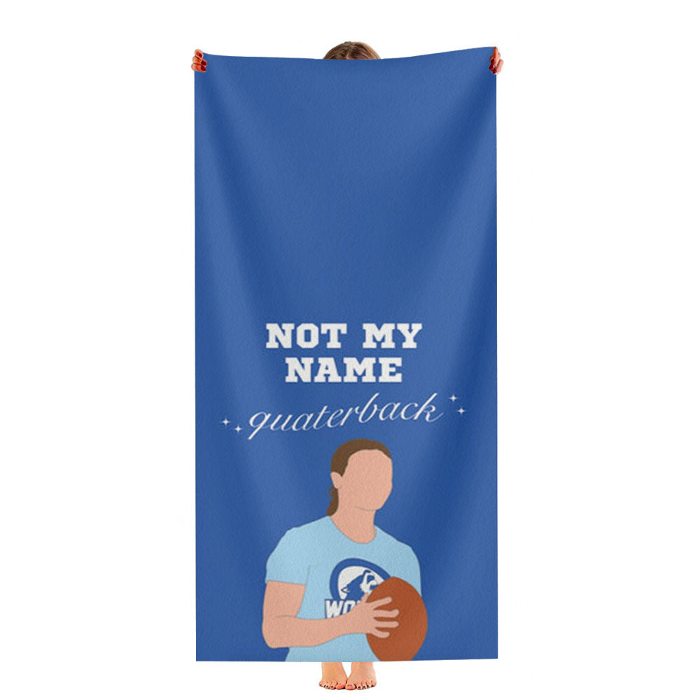 Not My Name Quaterback Ultra-Soft Luxury Bathroom Towels