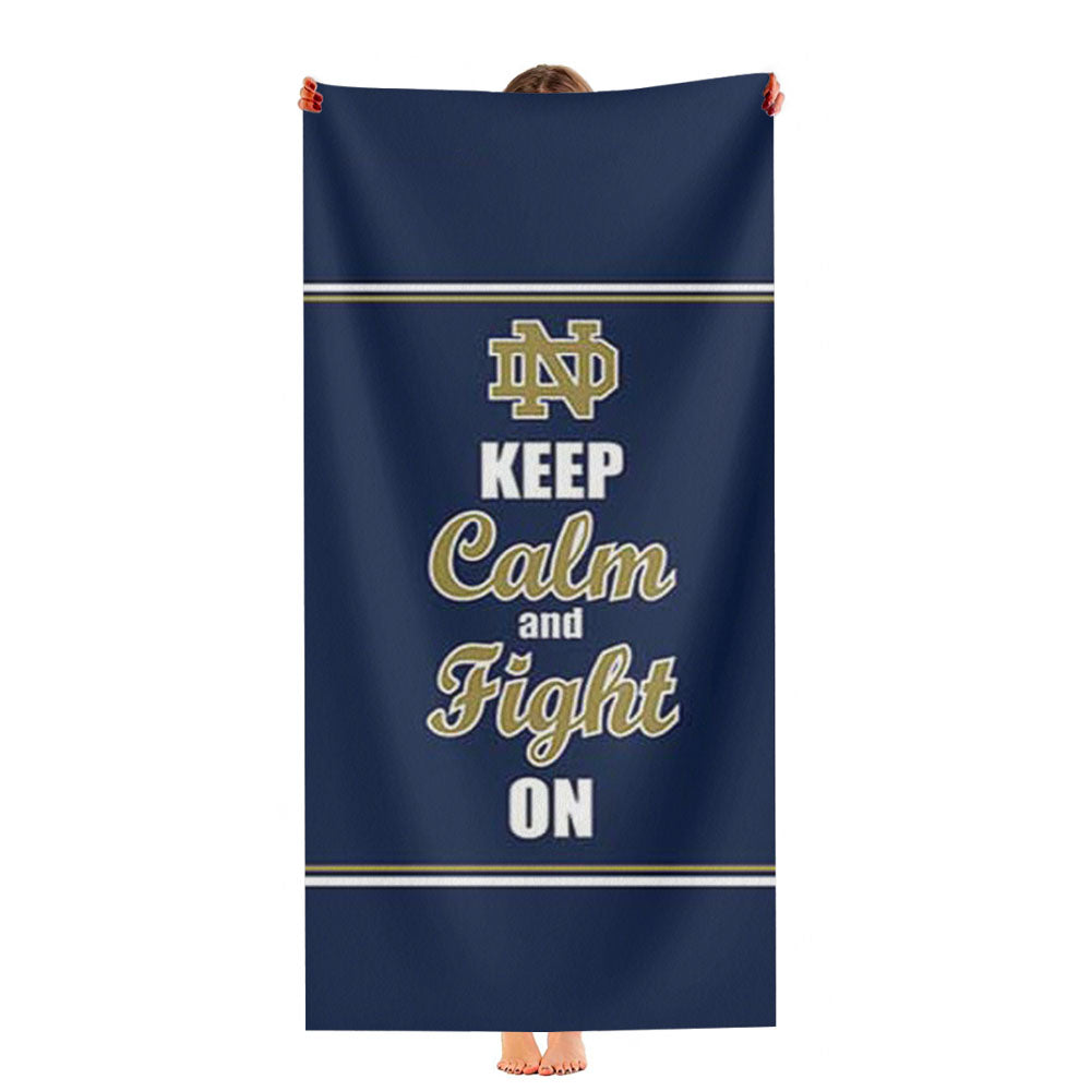 Notre Dame Keep Calm Ultra-Soft Luxury Bathroom Towels