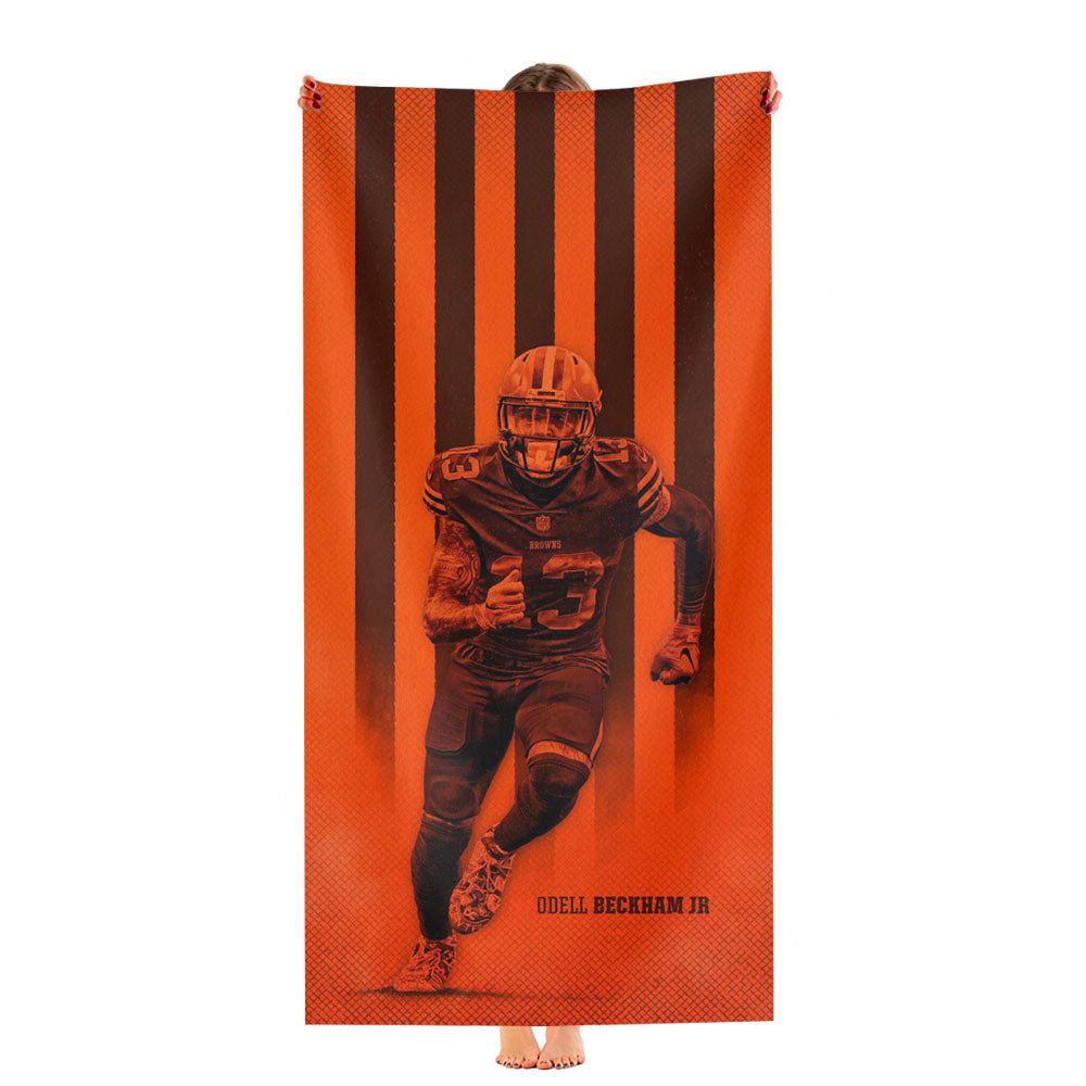 Odell Beckham Jr Best Cleveland Brown Player Ultra-Soft Luxury Bathroom Towels