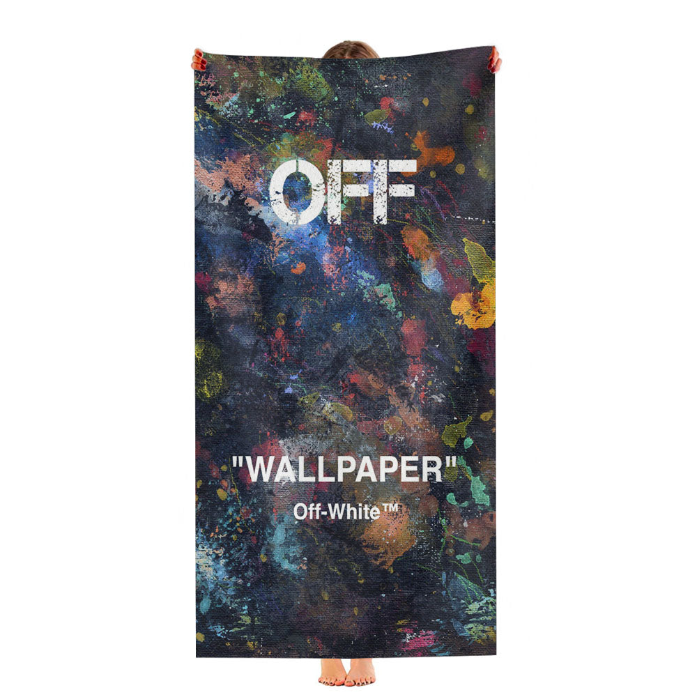 Off-White Wallpaper Ultra-Soft Luxury Bathroom Towels