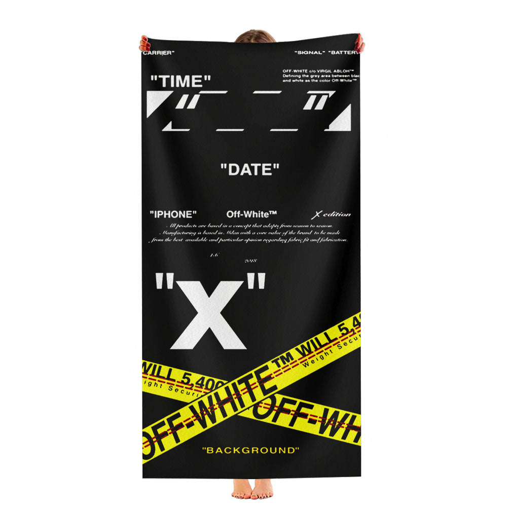 Off White Abloh Virgil Ultra-Soft Luxury Bathroom Towels