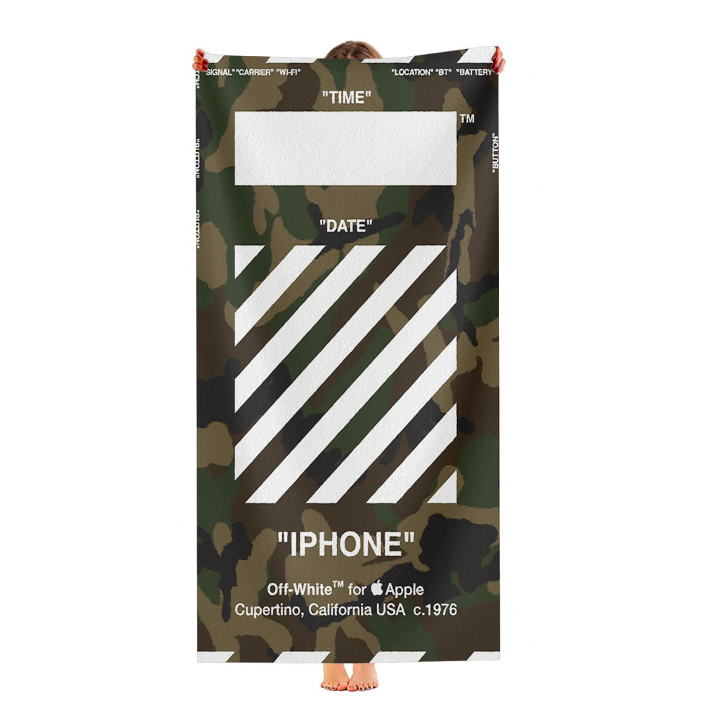 Off White Army 1 Ultra-Soft Luxury Bathroom Towels