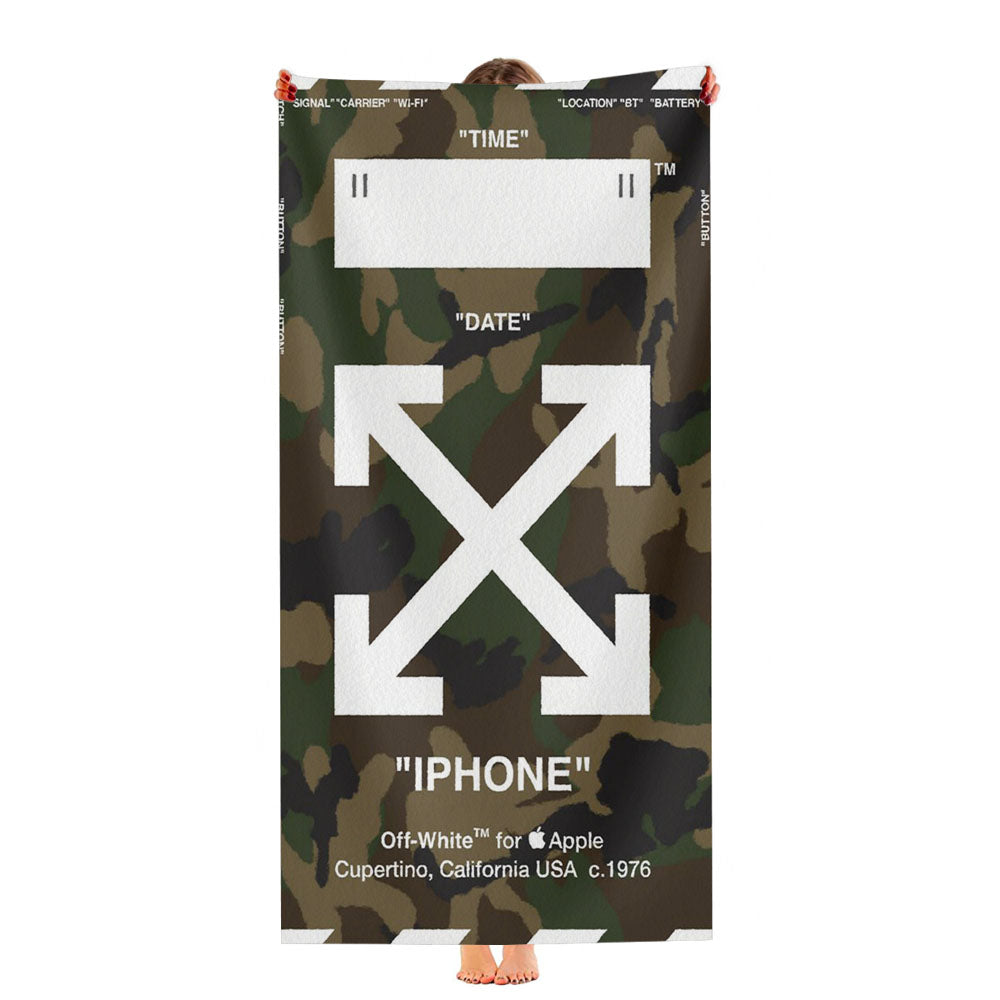 Off White Army 2 Ultra-Soft Luxury Bathroom Towels