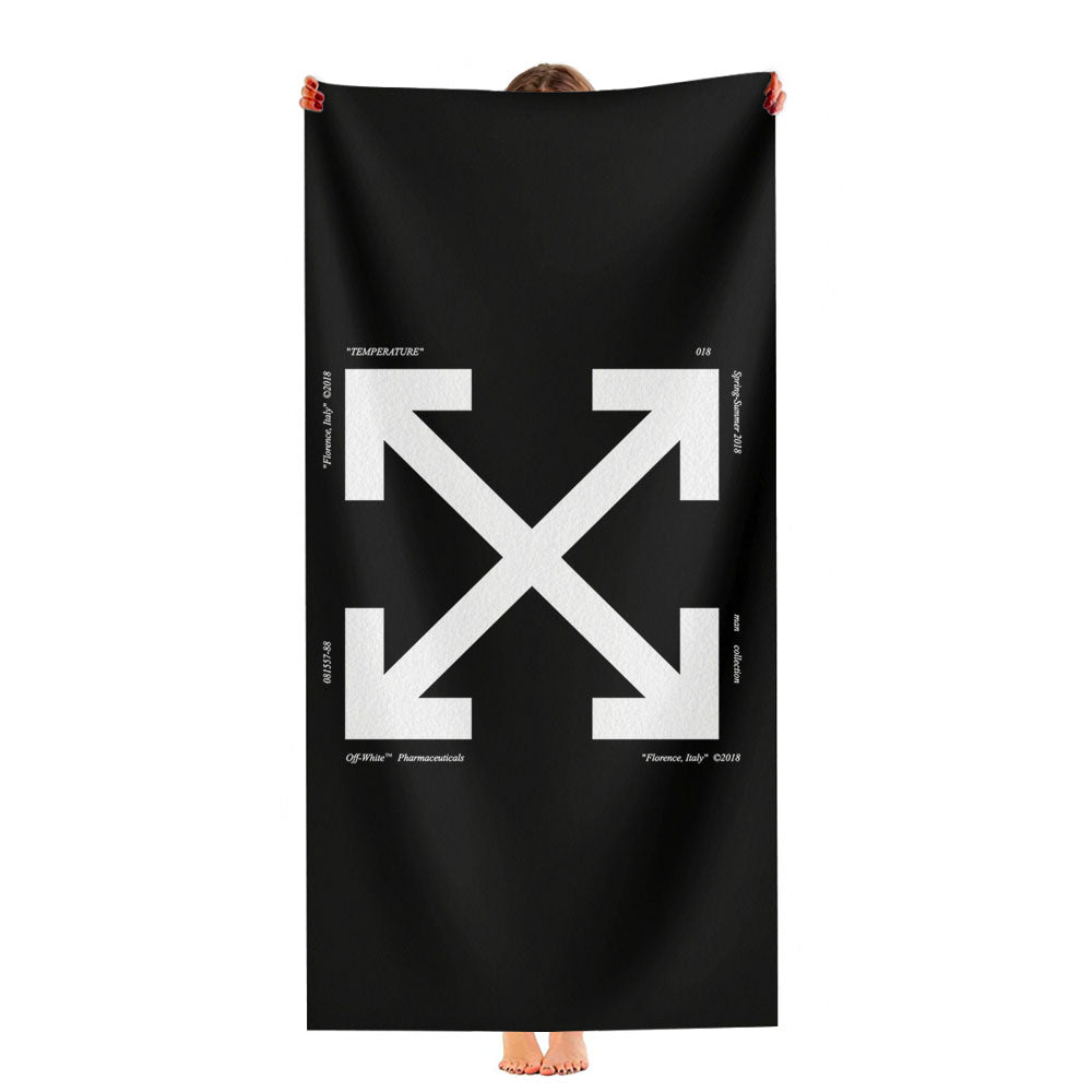Off White Arrows Temperature Ultra-Soft Luxury Bathroom Towels