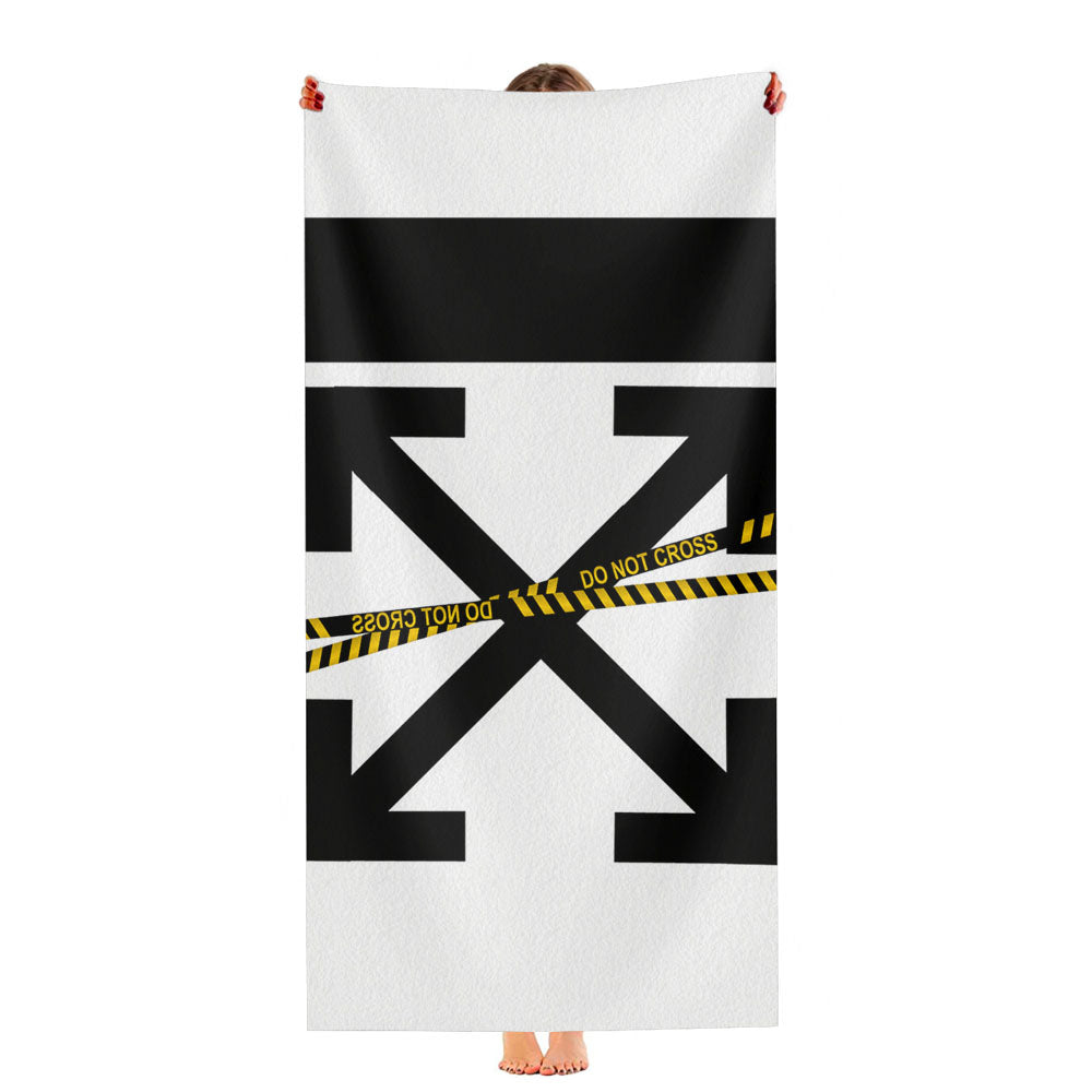 Off White Funny Ultra-Soft Luxury Bathroom Towels