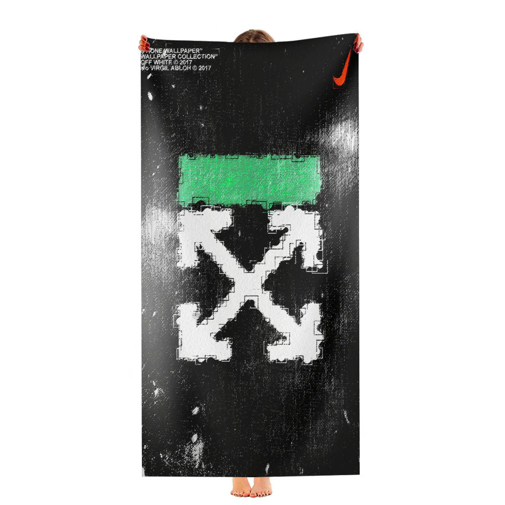 Off White Ice Glass Green Ultra-Soft Luxury Bathroom Towels