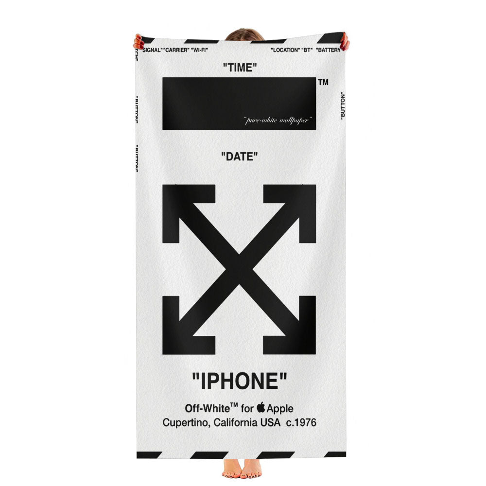 Off White Pure White Ultra-Soft Luxury Bathroom Towels