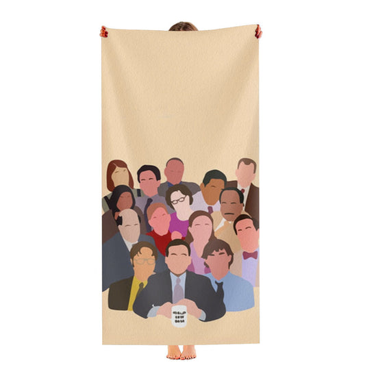 Office Characters Ultra-Soft Luxury Bathroom Towels
