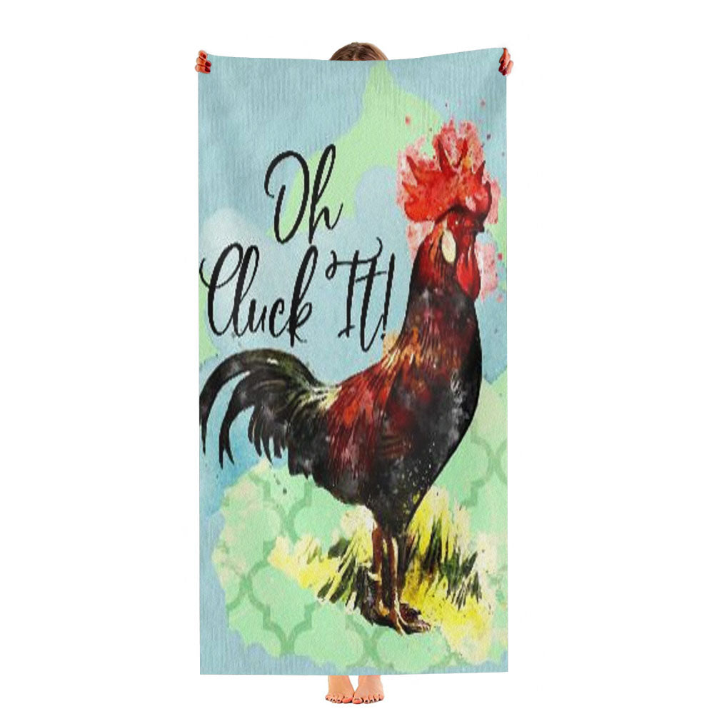 Oh, Cluck It Ultra-Soft Luxury Bathroom Towels