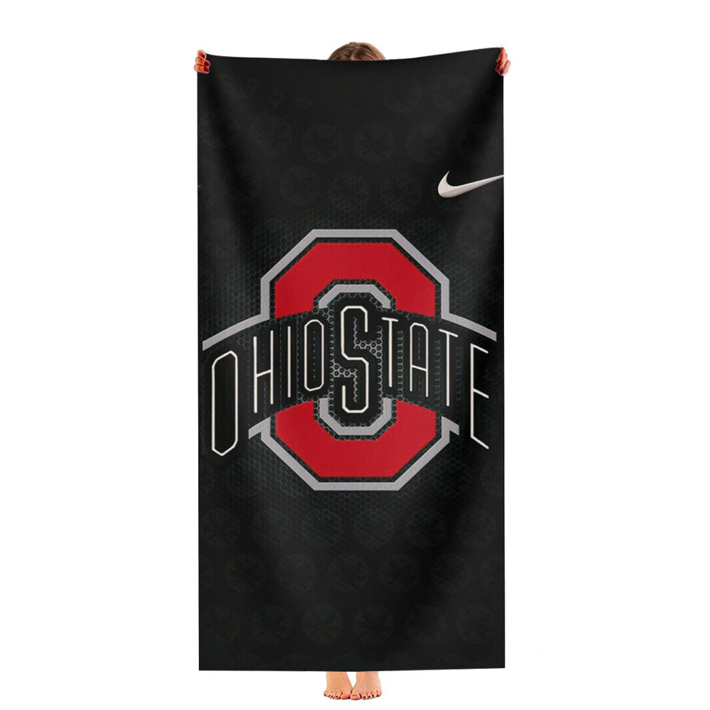 Ohio State Buckeyes 987 Ultra-Soft Luxury Bathroom Towels