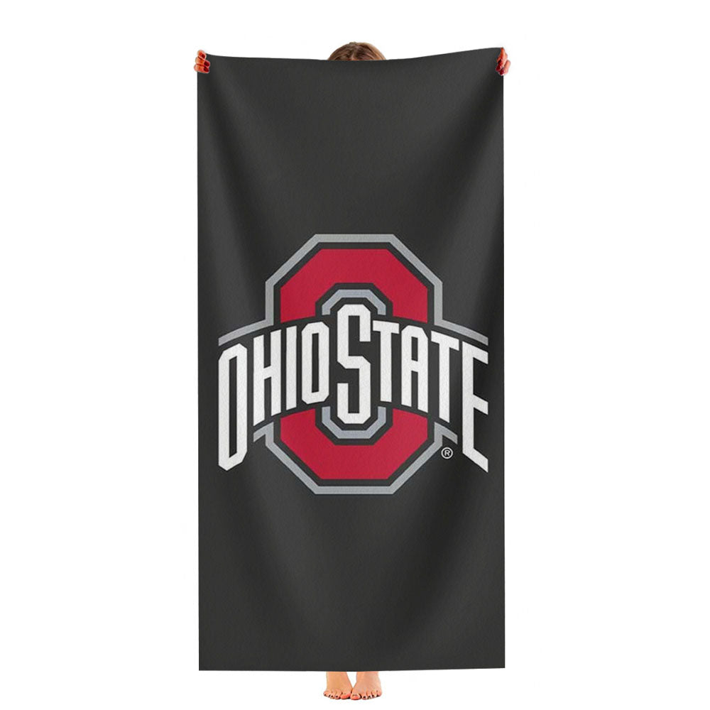 Ohio State Buckeyes American Footbal 1 Aa Ultra-Soft Luxury Bathroom Towels