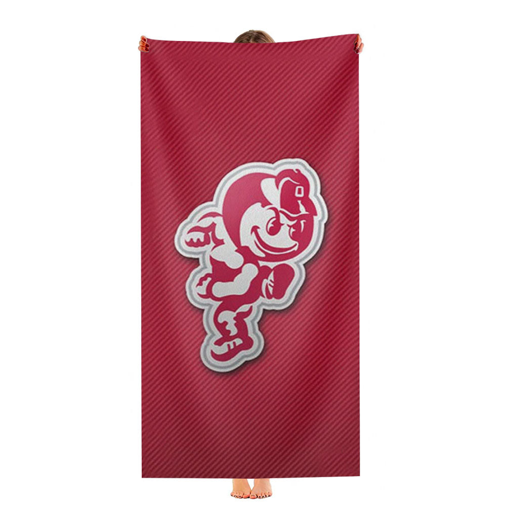 Ohio State Buckeyes Icon Ultra-Soft Luxury Bathroom Towels