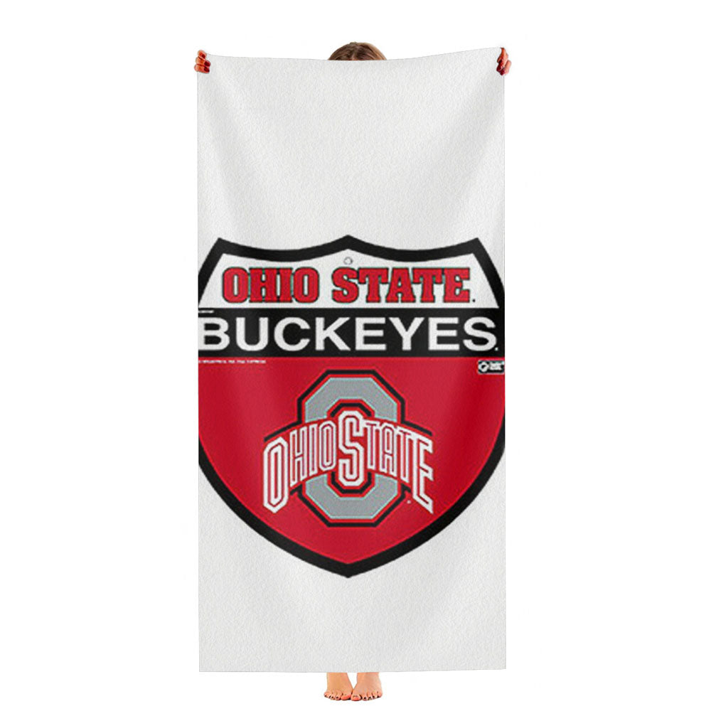Ohio State Buckeyes Logo Ultra-Soft Luxury Bathroom Towels