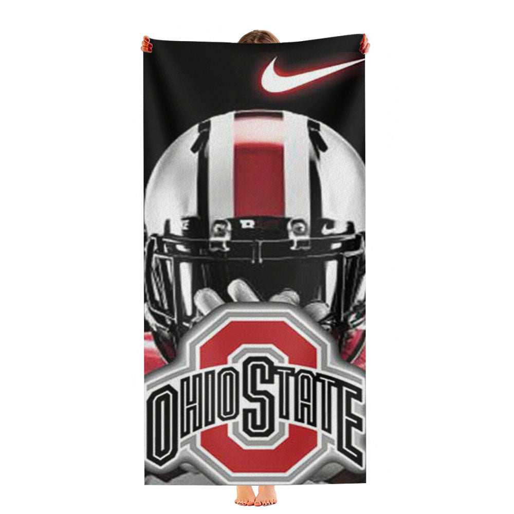 Ohio State Player Logo Nike Ultra-Soft Luxury Bathroom Towels