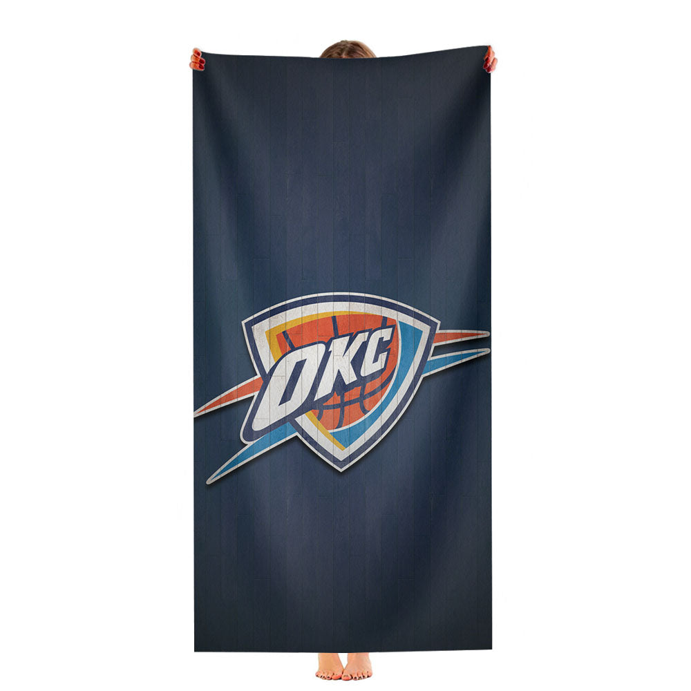 Oklahoma City Thunder Ultra-Soft Luxury Bathroom Towels