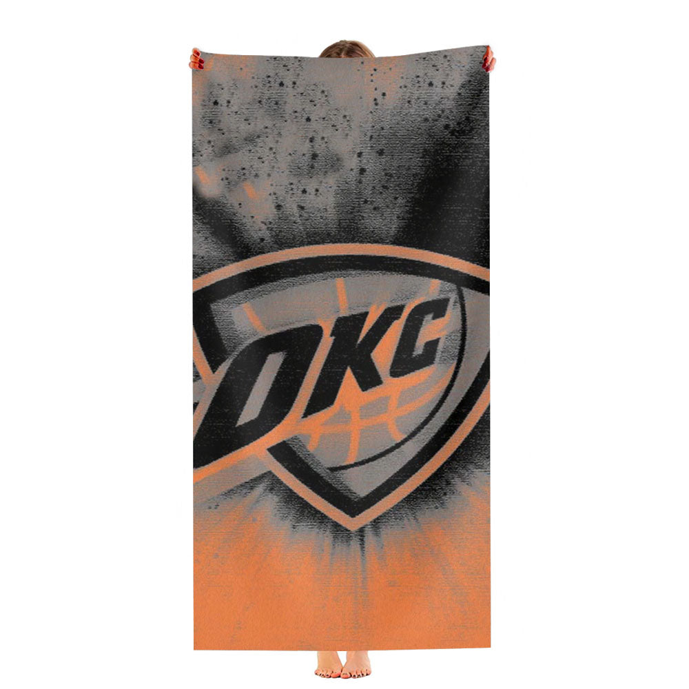 Oklahoma City Thunder Large Ultra-Soft Luxury Bathroom Towels