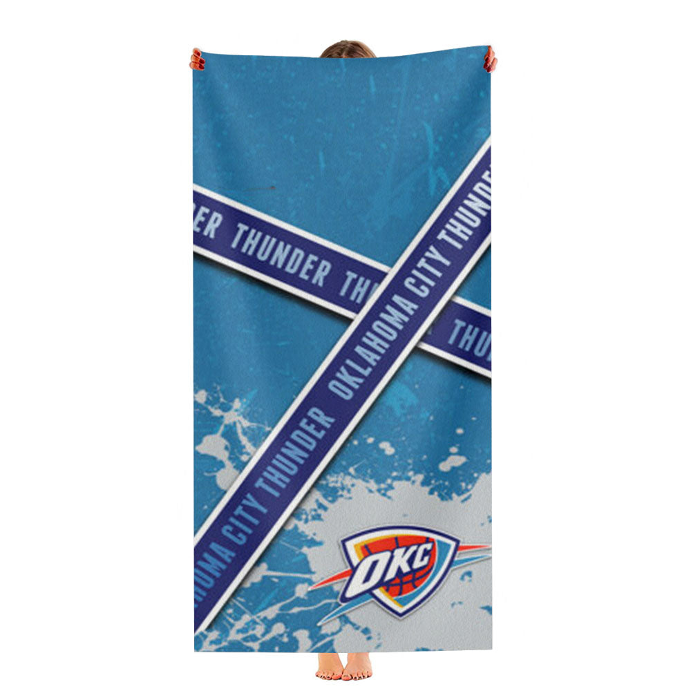 Oklahoma City Thunder Logo Ultra-Soft Luxury Bathroom Towels