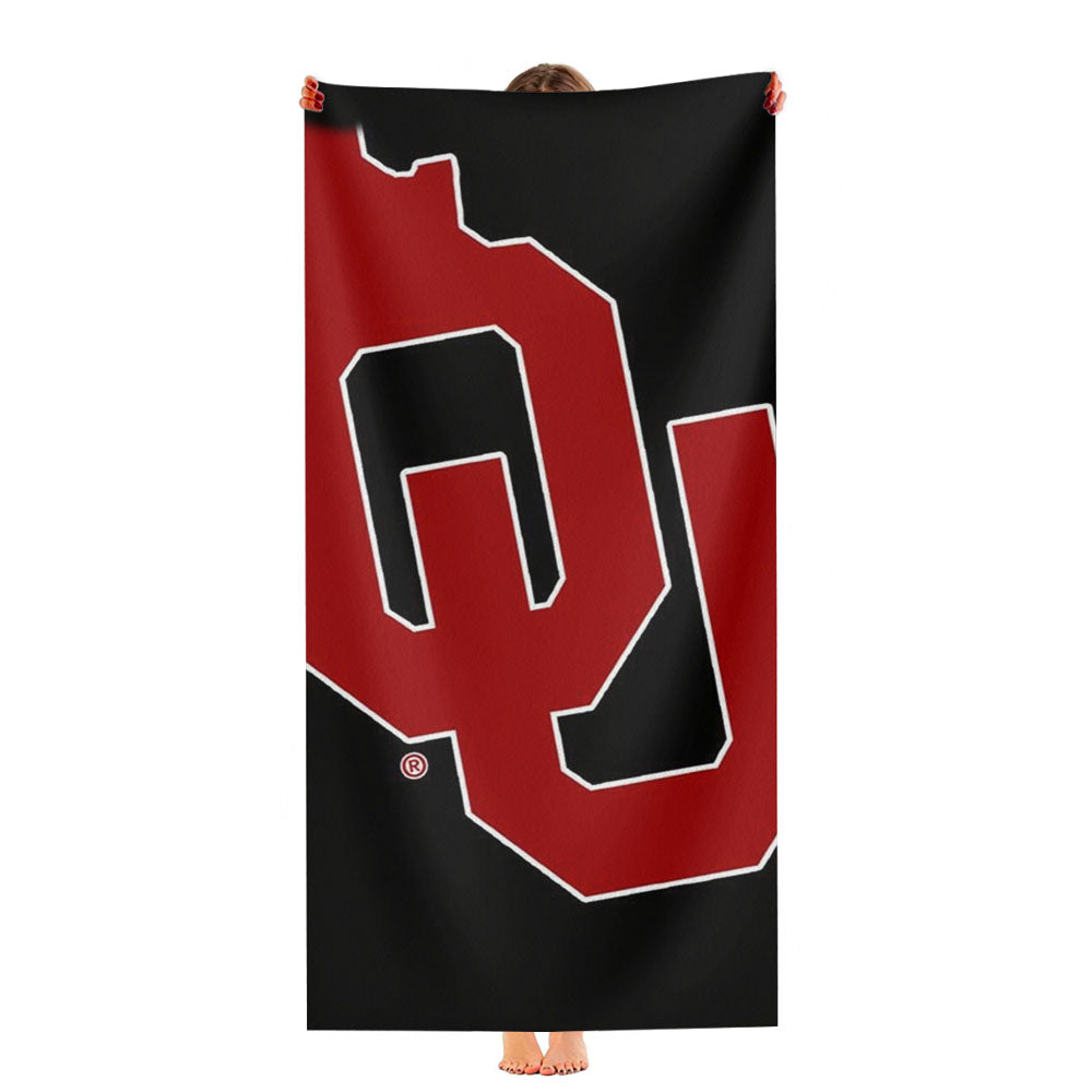 Oklahoma Sooners 2 Aa Ultra-Soft Luxury Bathroom Towels