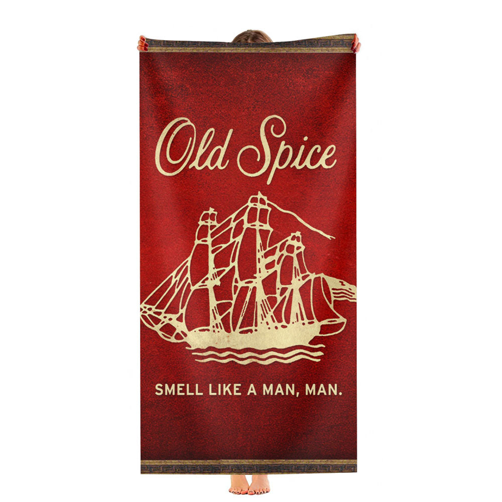 Old Spice Cosmetics Brand Ultra-Soft Luxury Bathroom Towels