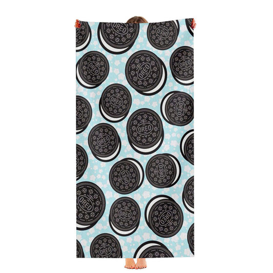 Oreo Biscuits Pattern Ultra-Soft Luxury Bathroom Towels