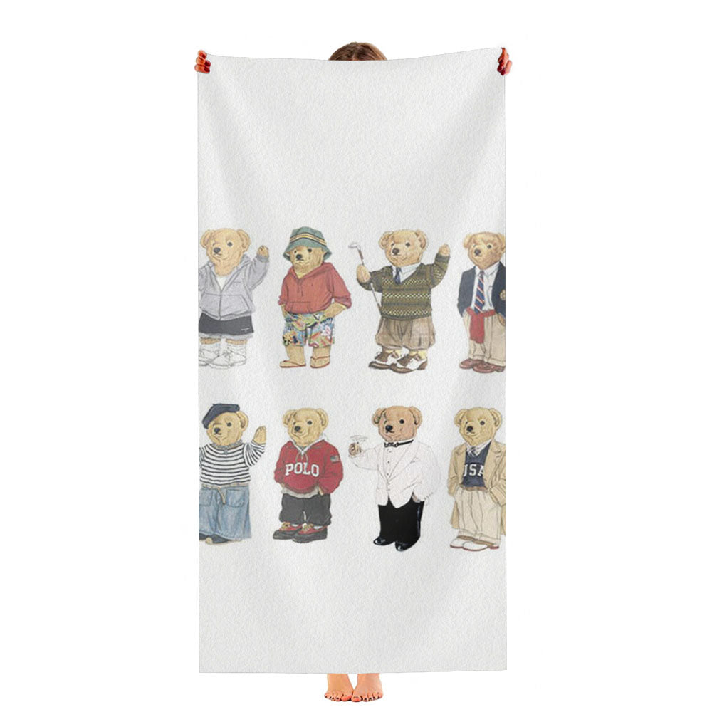 Original Bears Polo Ralph Lauren Ultra-Soft Luxury Bathroom Towels