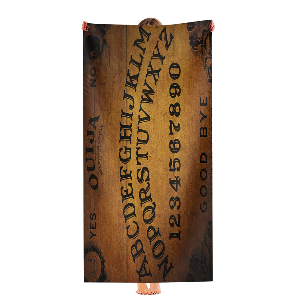 Ouija Alfabet Vintage Ultra-Soft Luxury Bathroom Towels