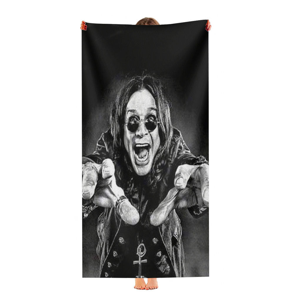 Ozzy Osbourne Black Sabbath Ultra-Soft Luxury Bathroom Towels