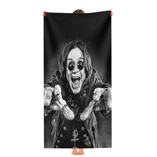 Ozzy Osbourne Black Sabbath Ultra-Soft Luxury Bathroom Towels