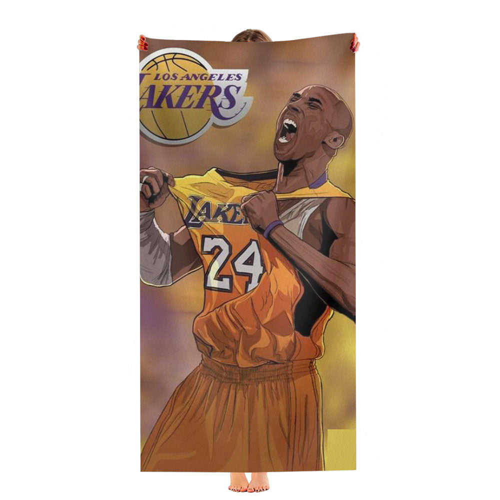 Painting Digital Kobe Bryant Ultra-Soft Luxury Bathroom Towels