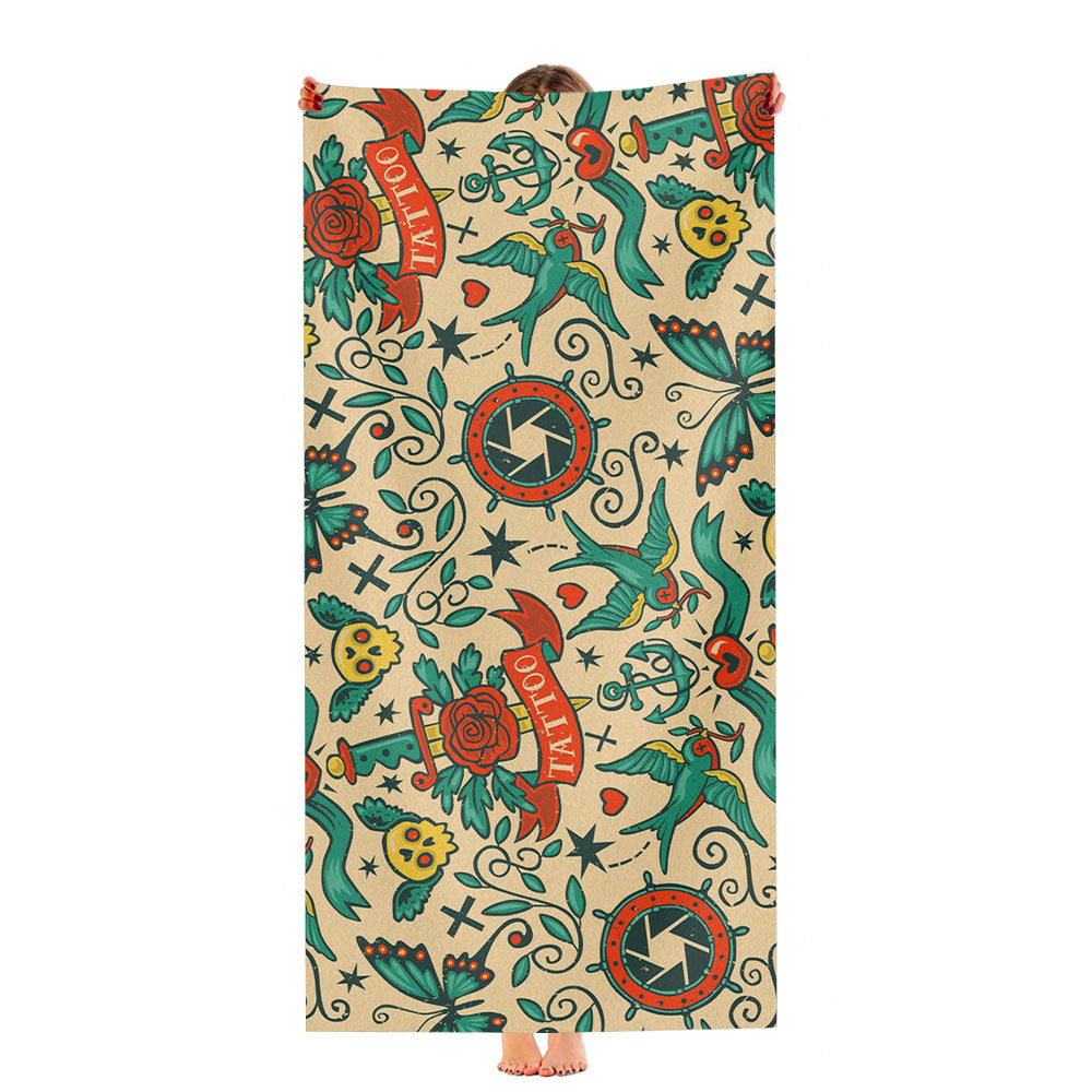 Pattern Ultra-Soft Luxury Bathroom Towels