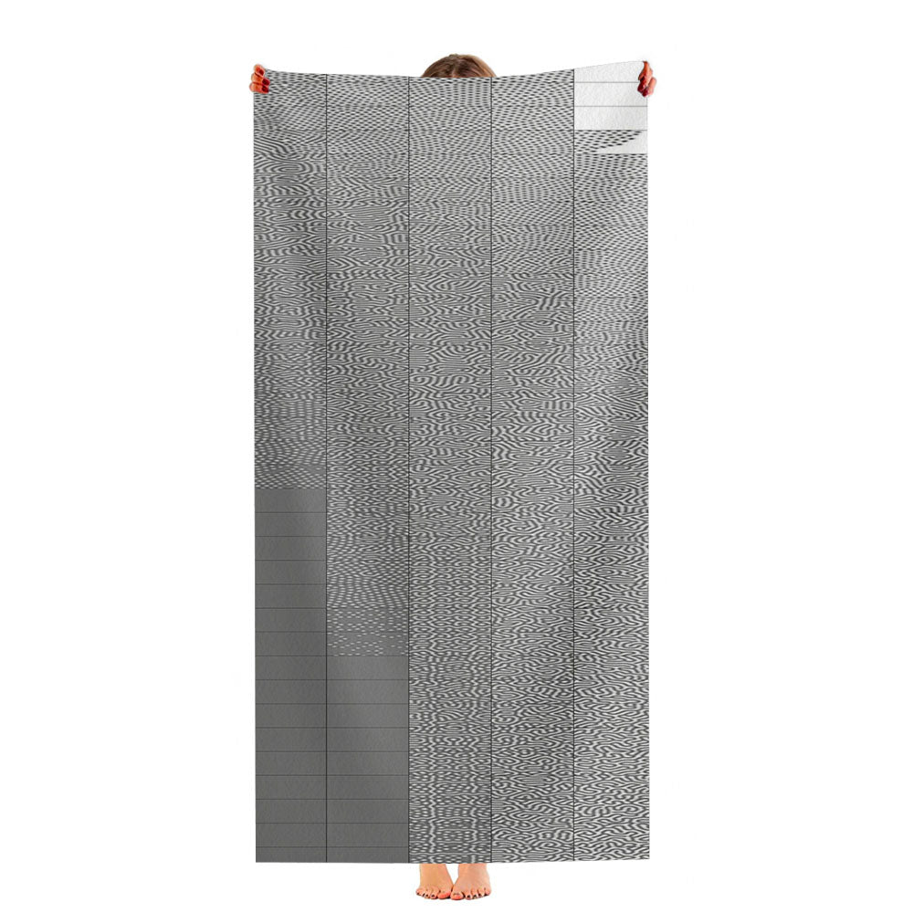 Pattern Art A Blue Ultra-Soft Luxury Bathroom Towels