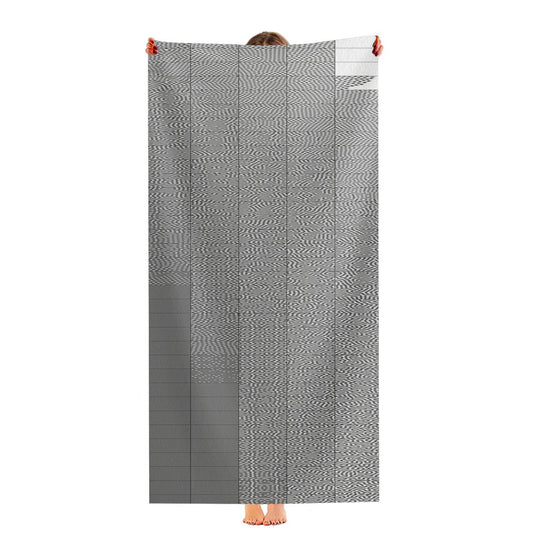 Pattern Art A Blue Ultra-Soft Luxury Bathroom Towels