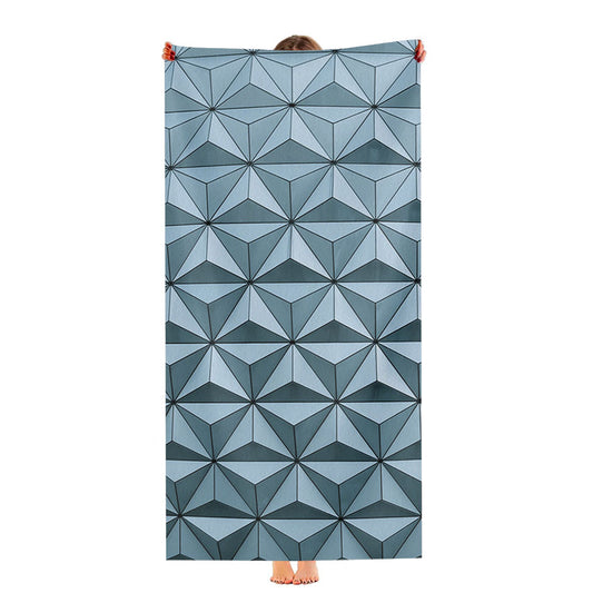 Pattern Geometric Triangle Ultra-Soft Luxury Bathroom Towels