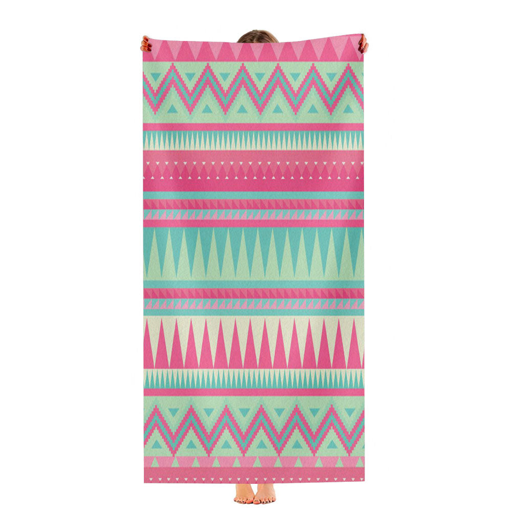 Pattern Pink Ultra-Soft Luxury Bathroom Towels