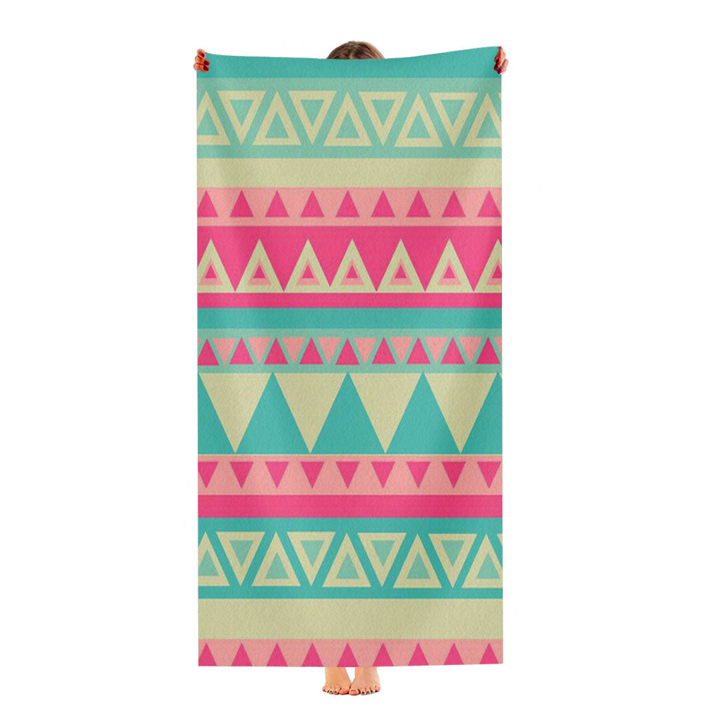 Pattern Pink Cute Tosqa Ultra-Soft Luxury Bathroom Towels
