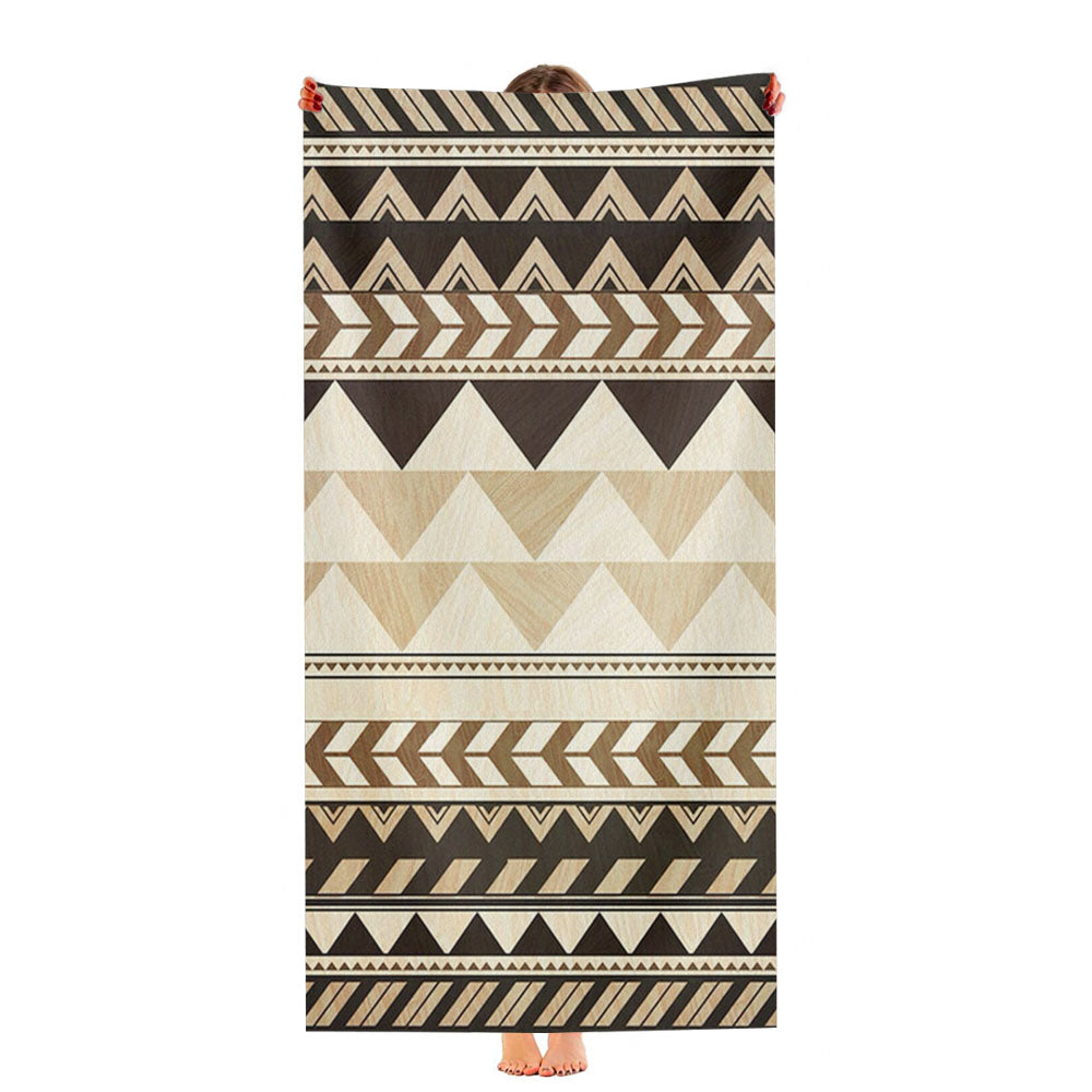 Pattern Sabila Brown Cute Ultra-Soft Luxury Bathroom Towels
