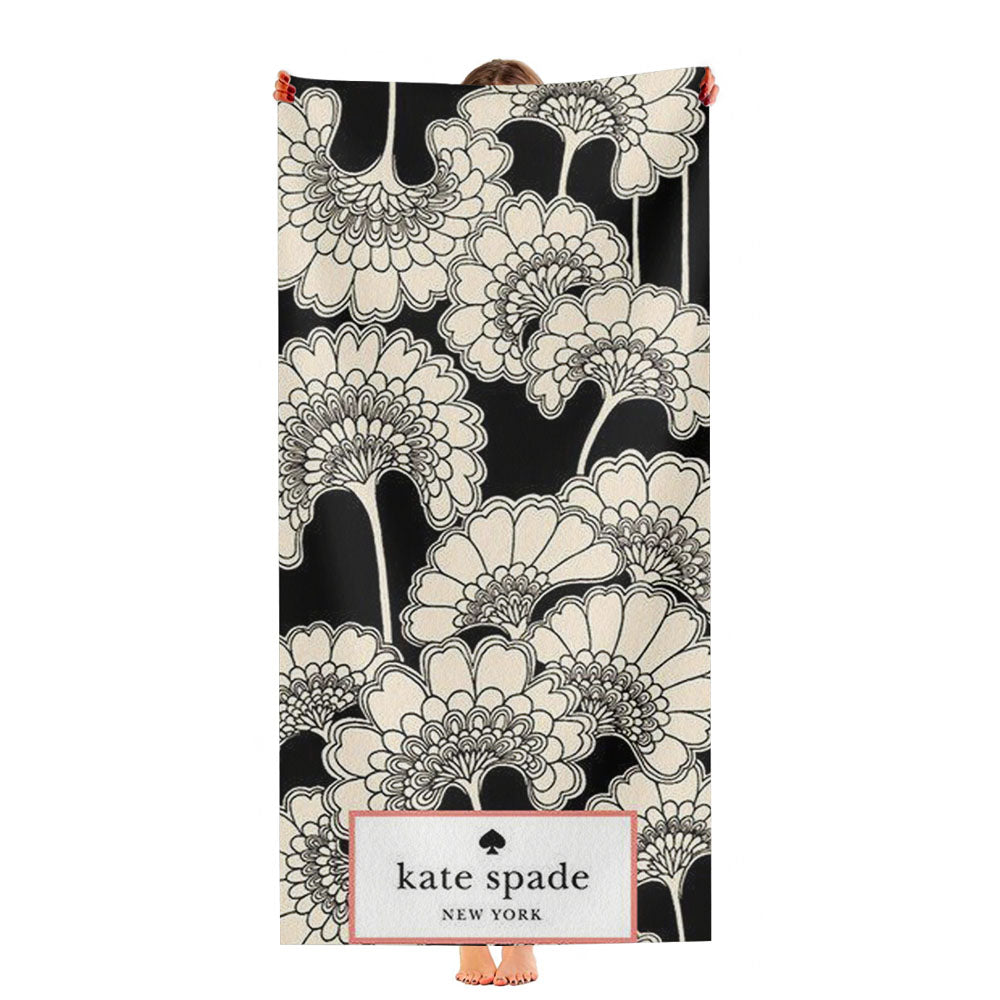 Pattern Style Katespade Flowers Ultra-Soft Luxury Bathroom Towels