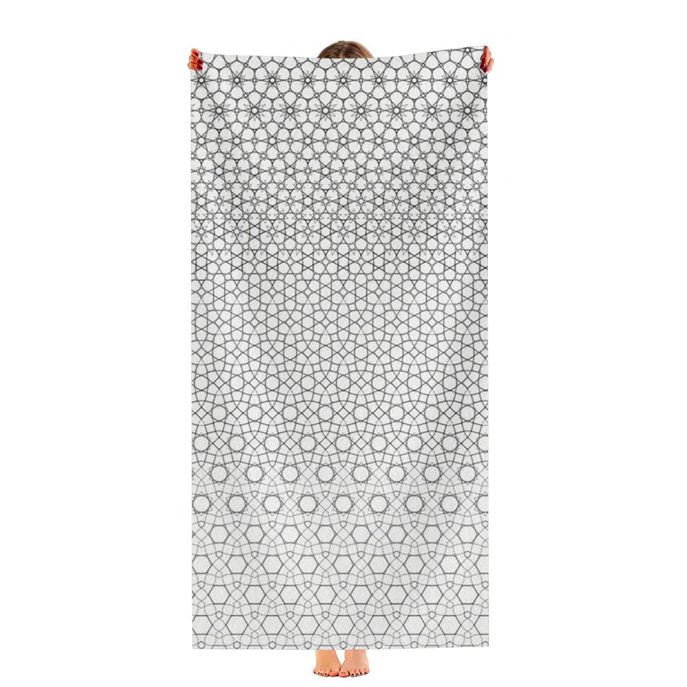 Pattern Tag Story Ultra-Soft Luxury Bathroom Towels