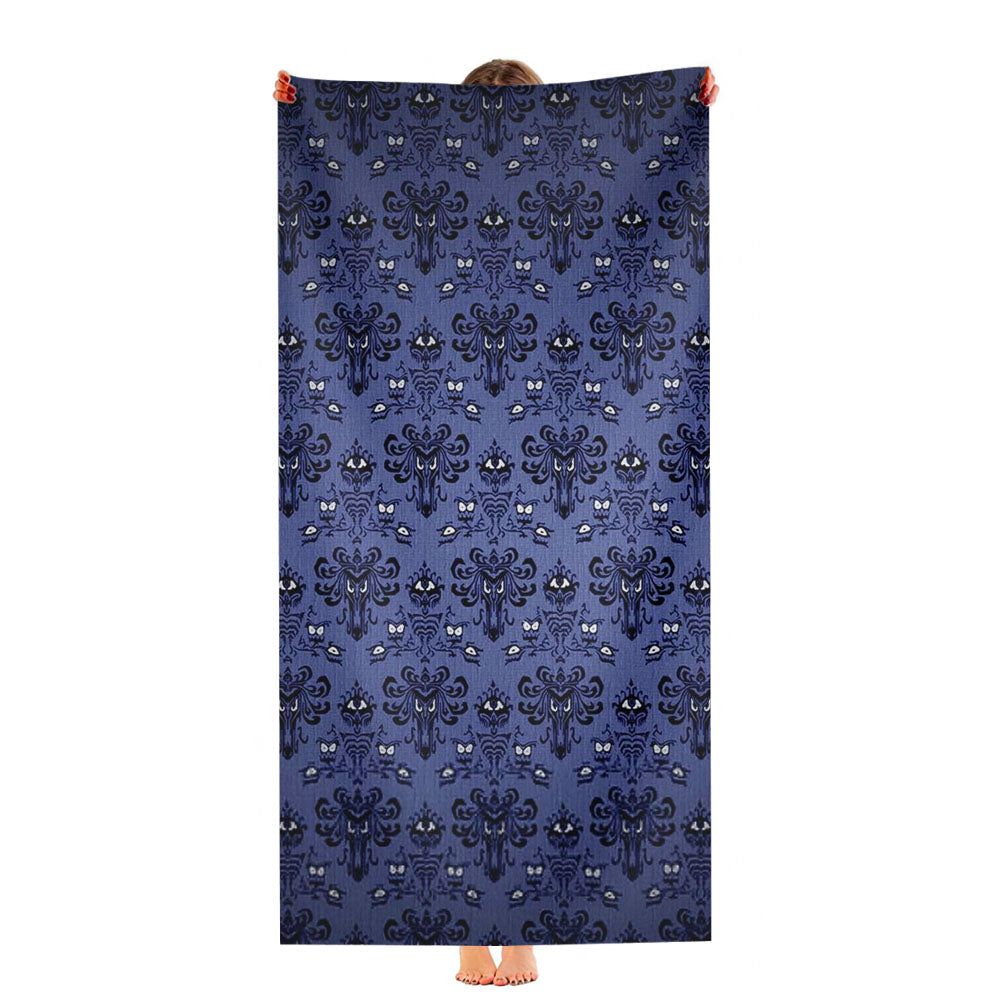 Pattern Wall Haunted Mansion Ultra-Soft Luxury Bathroom Towels