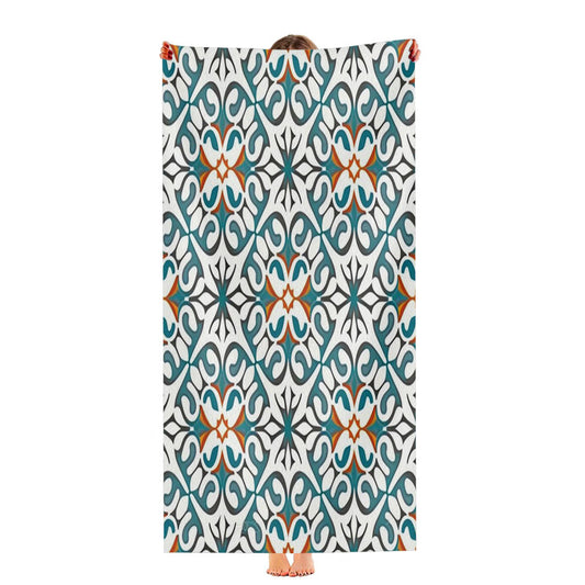 Pattern With The Letters Ultra-Soft Luxury Bathroom Towels