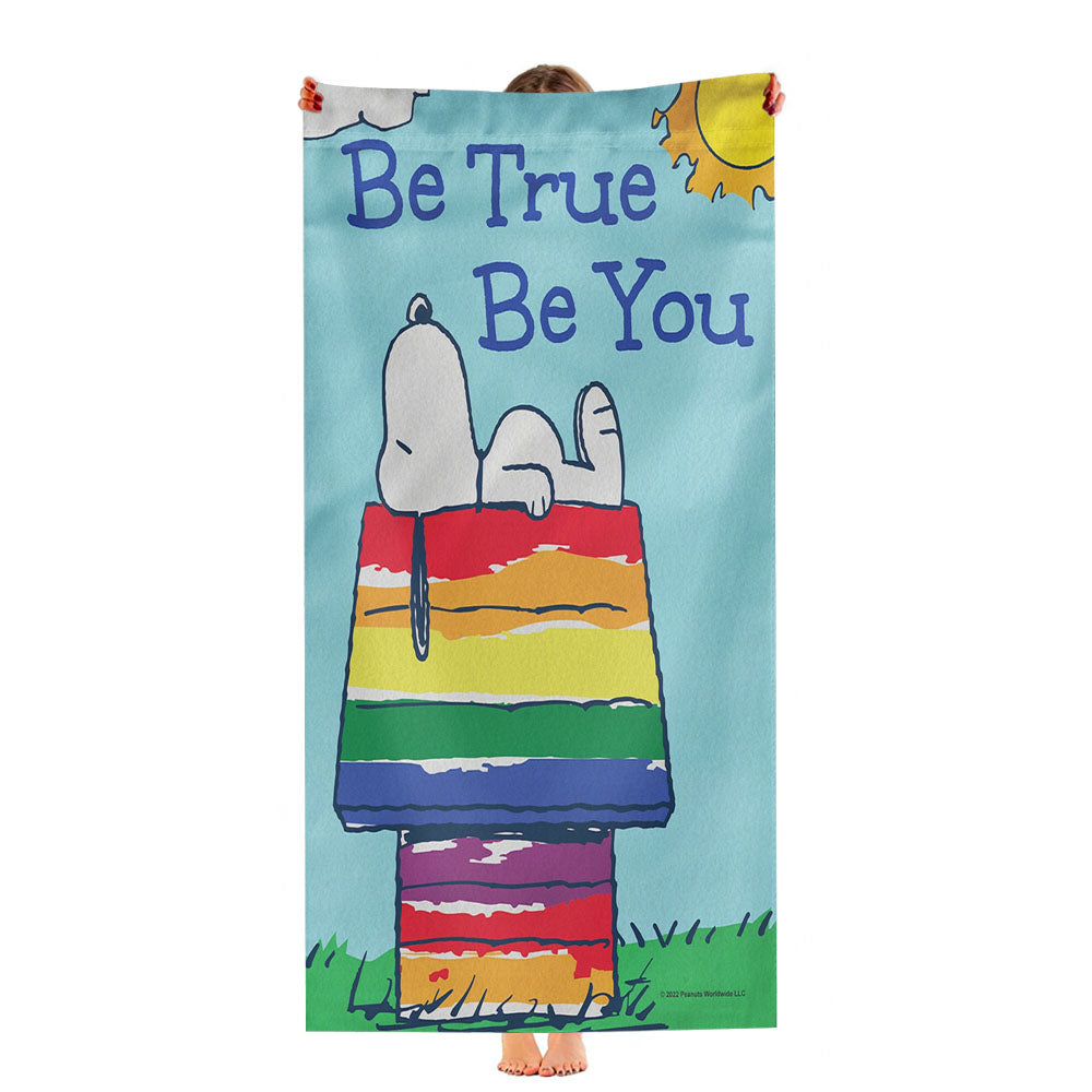 Peanuts Be True To You Snoopy Ultra-Soft Luxury Bathroom Towels