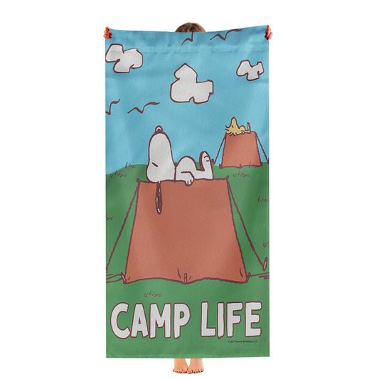 Peanuts Camp Life Snoopy Ultra-Soft Luxury Bathroom Towels
