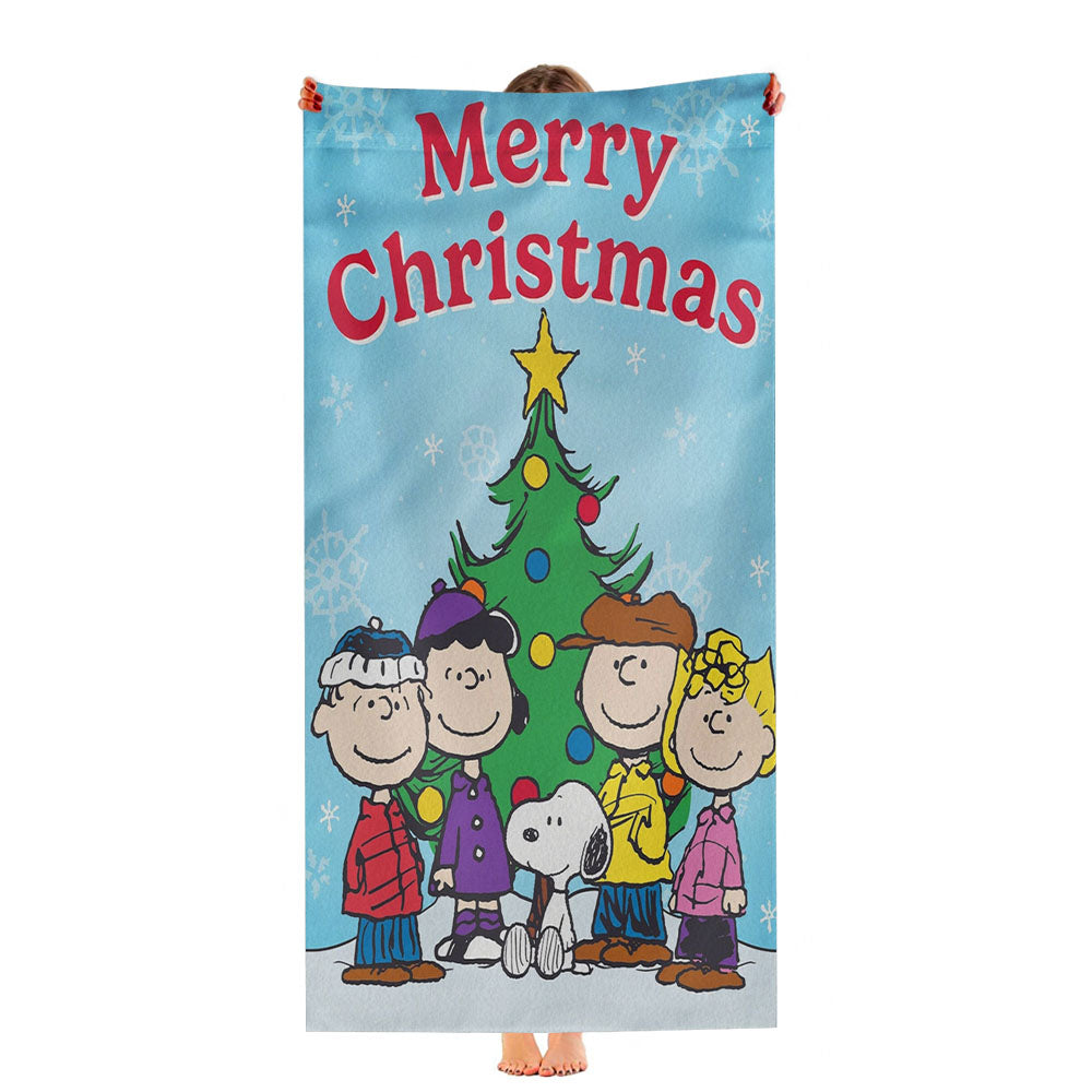 Peanuts Christmas Ultra-Soft Luxury Bathroom Towels