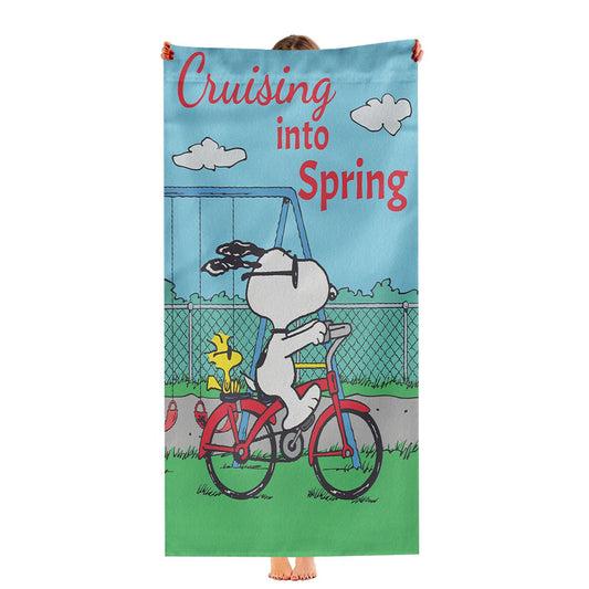 Peanuts Cruising Into Spring Ultra-Soft Luxury Bathroom Towels