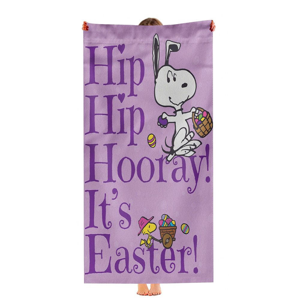 Peanuts Easter Snoopy Ultra-Soft Luxury Bathroom Towels