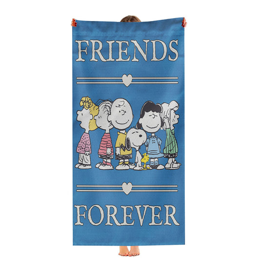Peanuts Gang Friends Forever Ultra-Soft Luxury Bathroom Towels