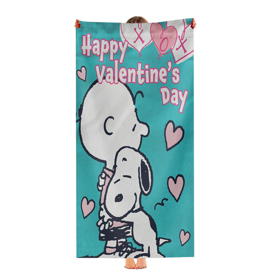 Peanuts Snoopy Charlie Brown Ultra-Soft Luxury Bathroom Towels