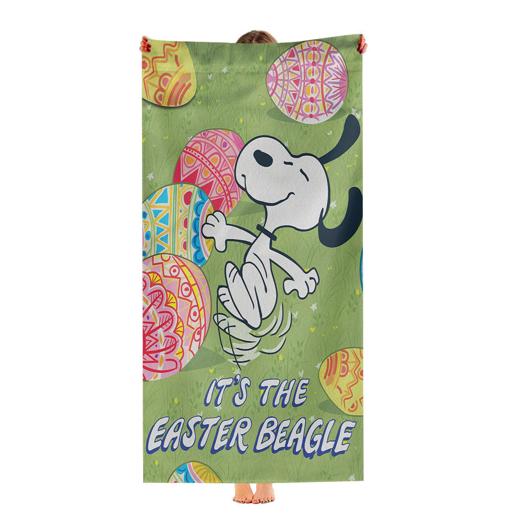 Peanuts Snoopy It'S The Easter Beagle Ultra-Soft Luxury Bathroom Towels