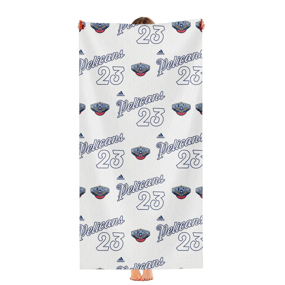 Pelicans Anthony Davis Number 23 Pattern Ultra-Soft Luxury Bathroom Towels